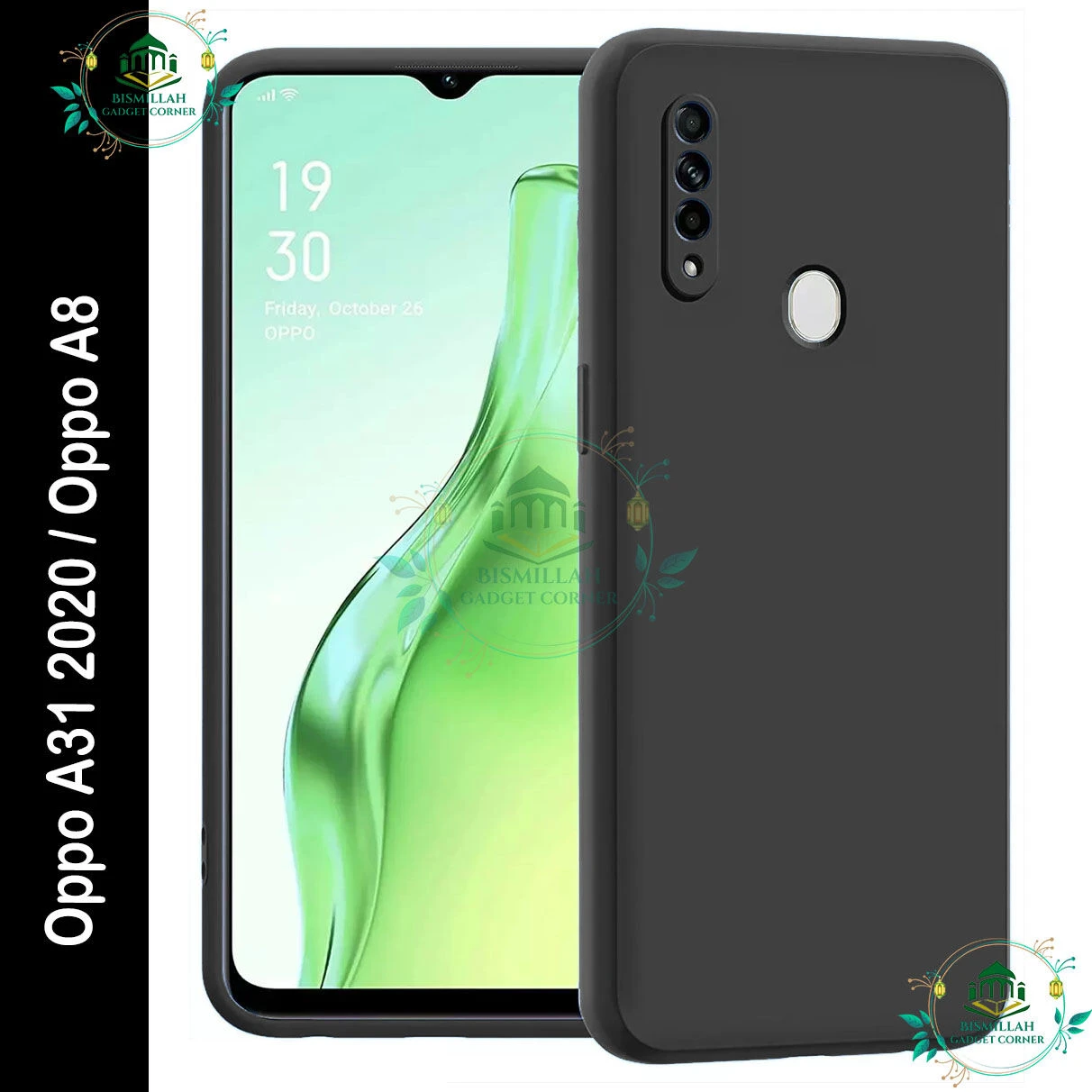 Premium Liquid Silicone Phone case for Oppo A31 2020 / Oppo A8 Liquid Silicon Mobile Back Case Soft Silicone Phone Cover