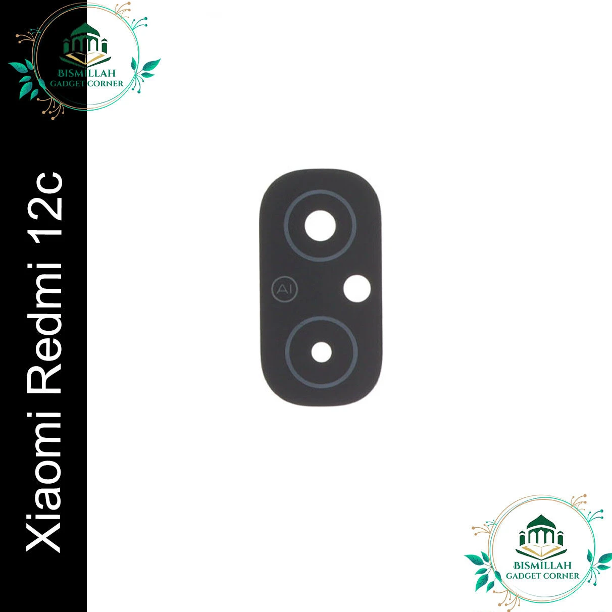 Main Camera Glass For Xiaomi Redmi 12c Rear Facing Camera Glass Lens Replacement