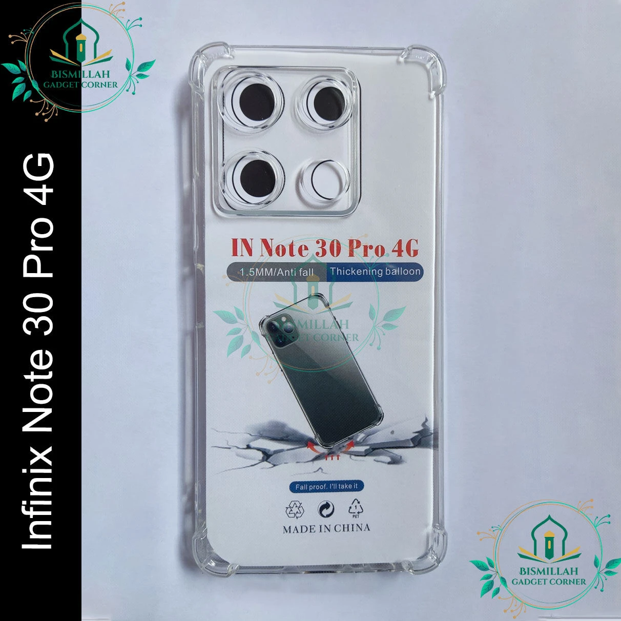 Transparent back cover For Infinix Note 30 Pro 4G Luxury transparent Protect Back Cover Soft Case