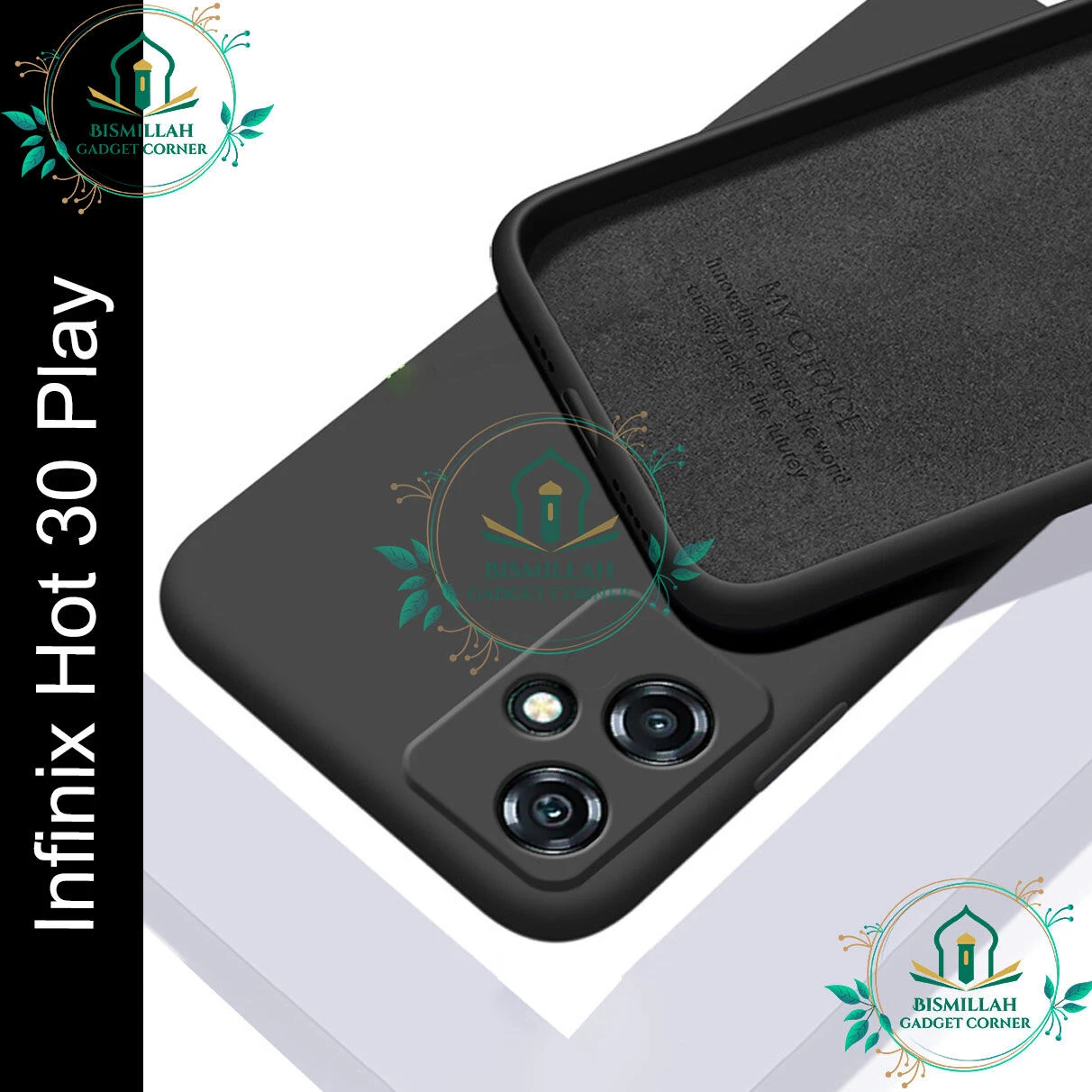 Premium Liquid Silicone Phone case for Infinix Hot 30 Play Liquid Silicon Mobile Back Case Soft Silicone Phone Cover