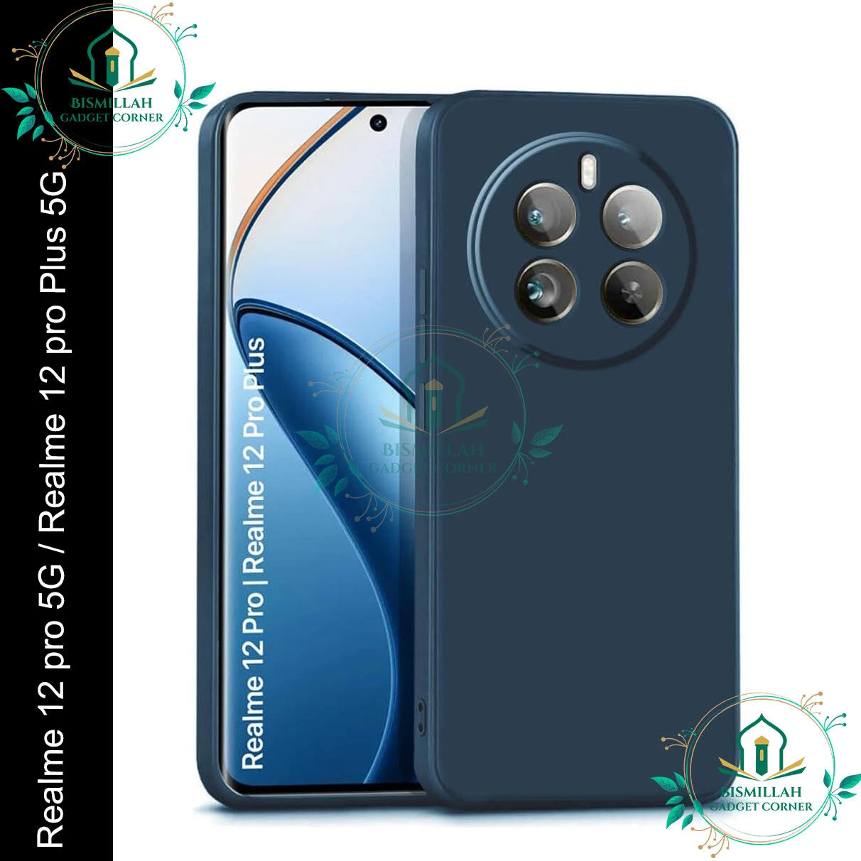 Premium Liquid Silicone Phone case for Realme 12 pro 5G / Realme 12 pro Plus 5G Liquid Silicon Mobile Back Case Soft Silicone Phone Cover