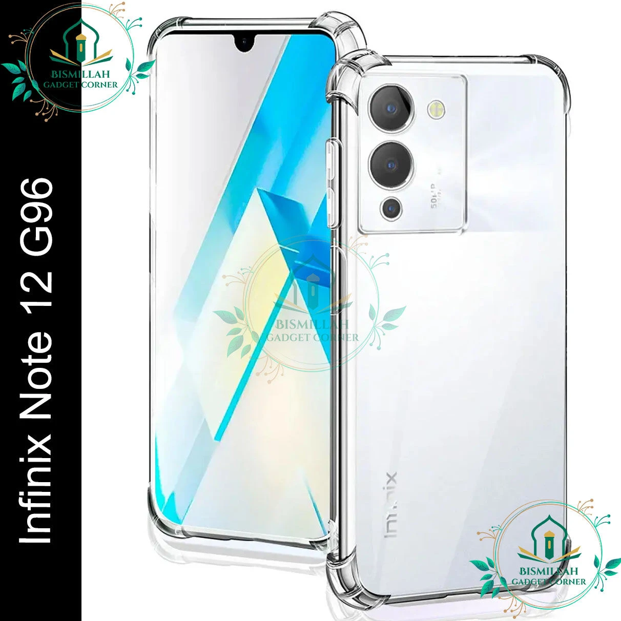 Transparent back cover For Infinix Note 12 G96 Luxury transparent Protect Back Cover Soft Case