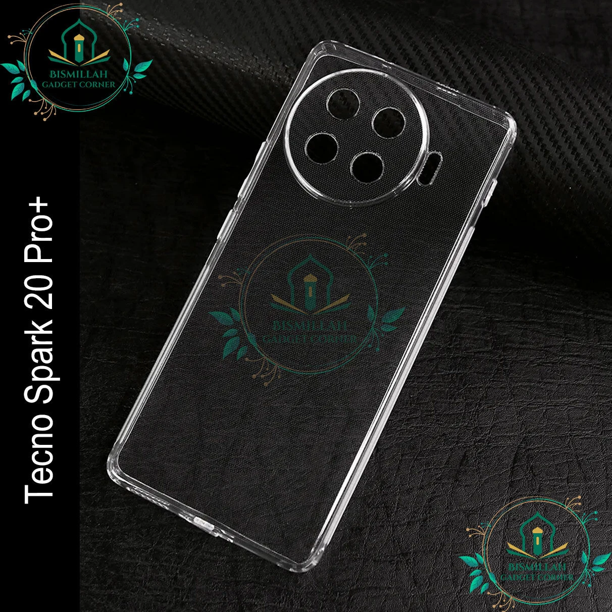 Transparent back cover For Tecno Spark 20 Pro+ / Tecno Spark 20 Pro plus Luxury transparent Protect Back Cover Soft Case