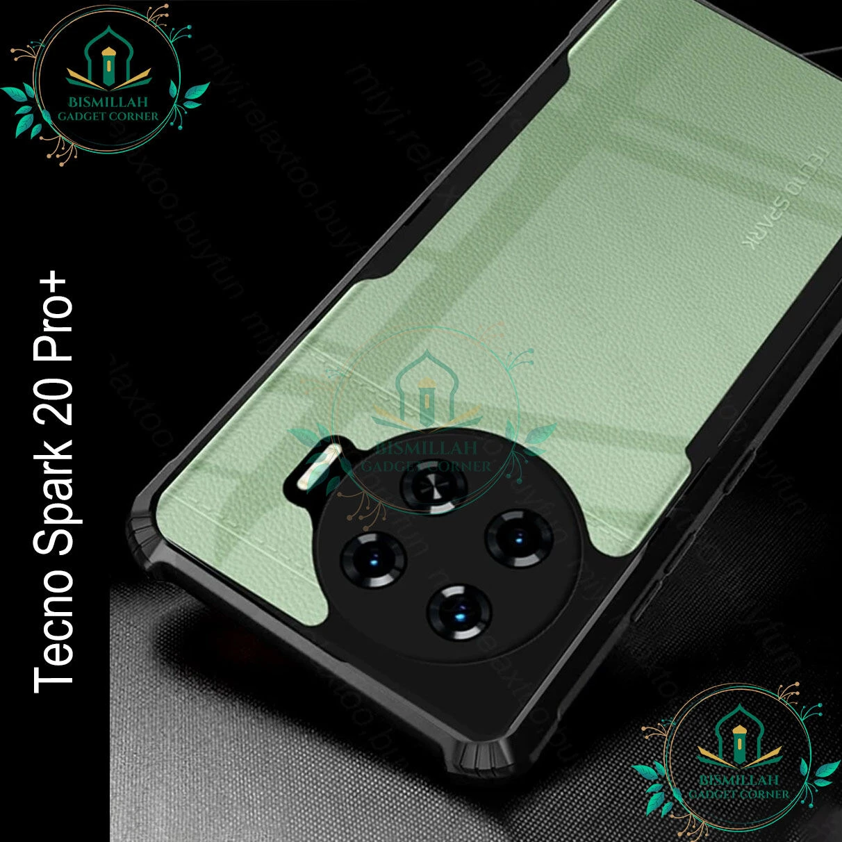 Xundd Back Cover for Tecno Spark 20 Pro+ / Tecno Spark 20 Pro plus Transparent Hybrid Hard PC Back Bumper
