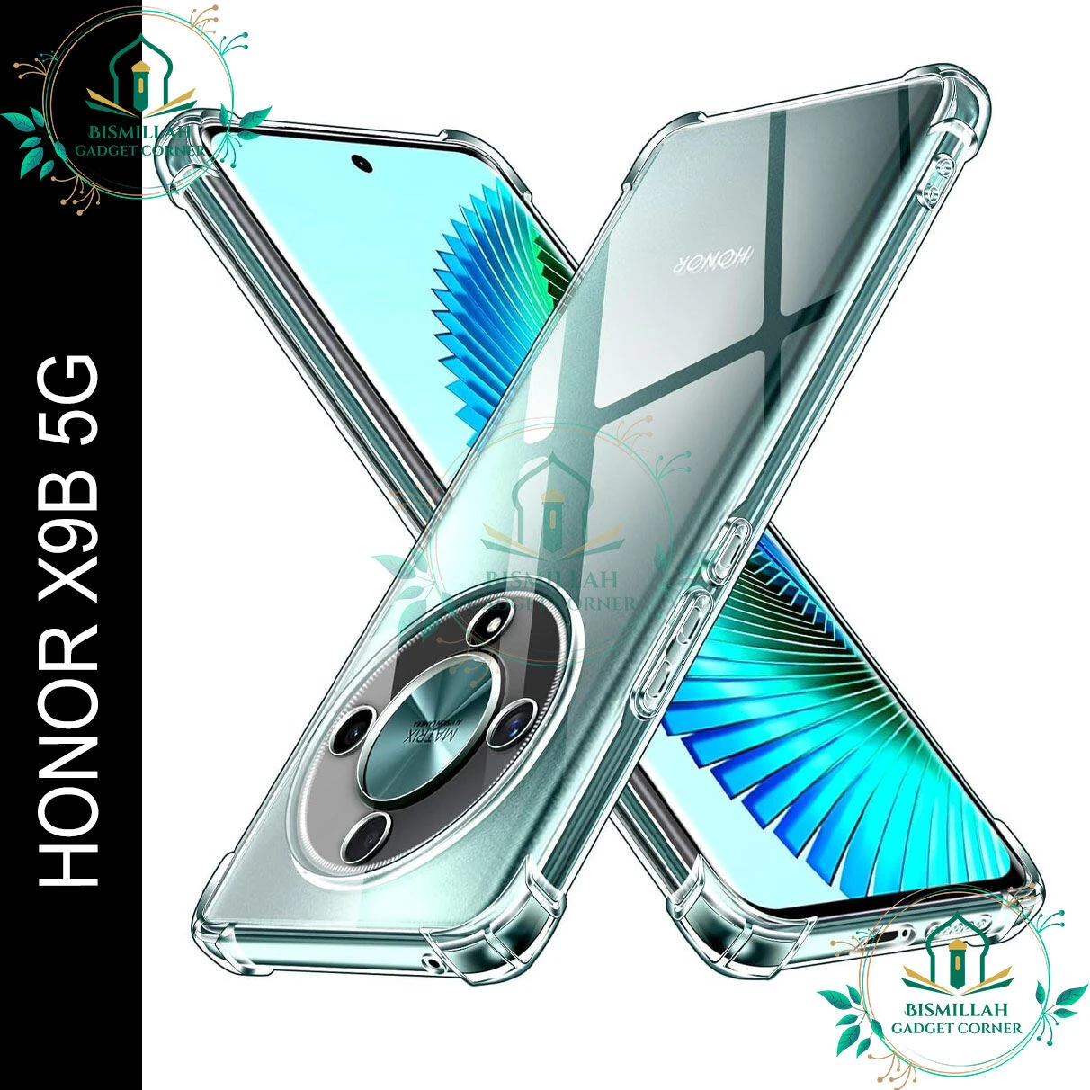 Transparent back cover For Honor X9b 5G Luxury transparent Protect Back Cover Soft Case