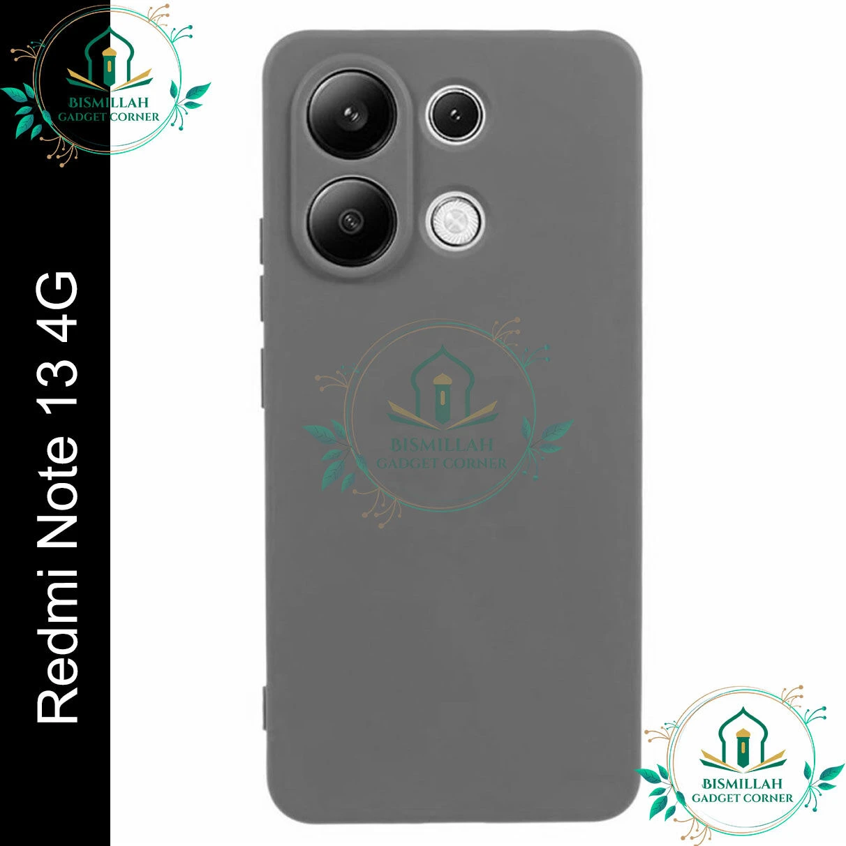 Premium Liquid Silicone Phone case for Xiaomi Redmi Note 13 4G Liquid Silicon Mobile Back Case Soft Silicone Phone Cover