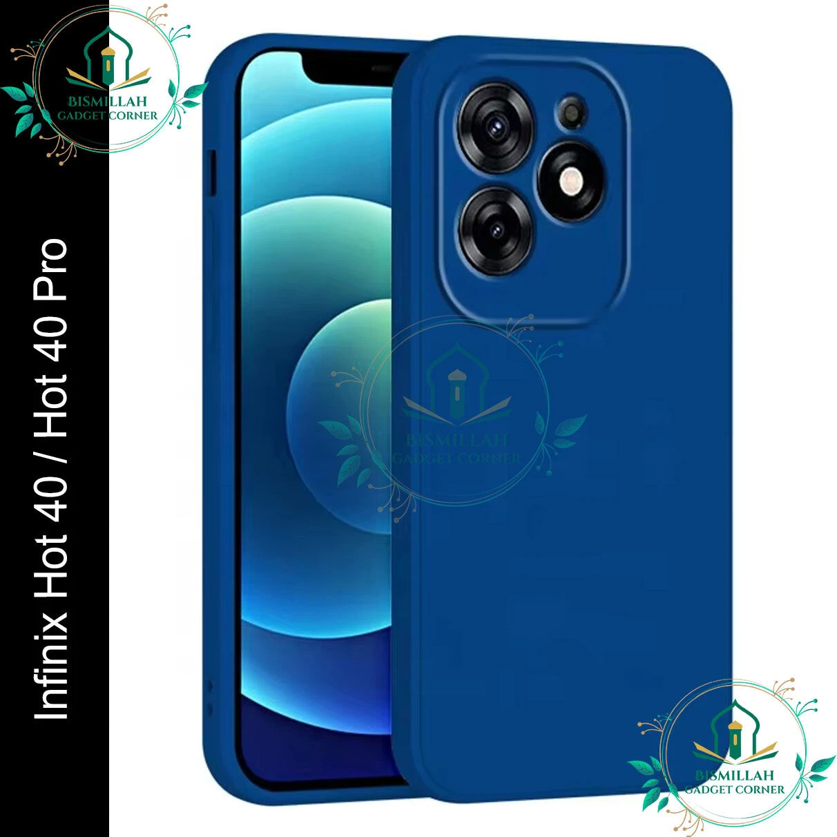 Premium Liquid Silicone Phone case for Infinix Hot 40 / Infinix Hot 40 Pro Liquid Silicon Mobile Back Case Soft Silicone Phone Cover