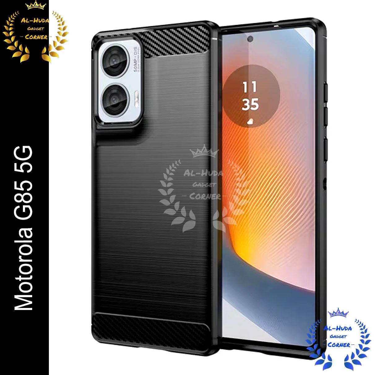 Spigen cover For Motorola Moto G85 5G Carbon Fiber Back cover Soft Slim Fashion Non-Slip Protective Carbon Fiber Phone Case