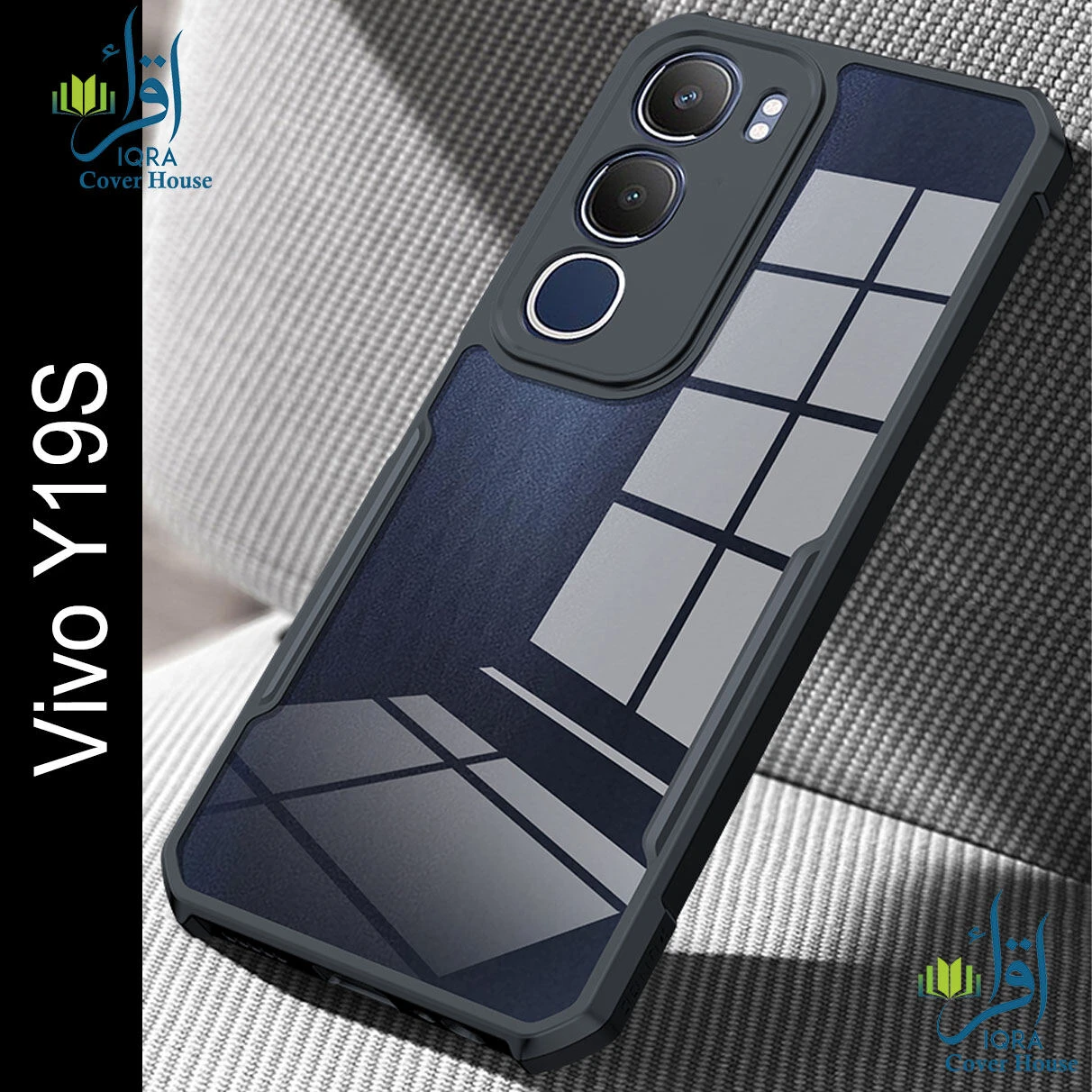Xundd Back Cover for vivo y19s 5g Transparent Hybrid Hard PC Back Bumper
