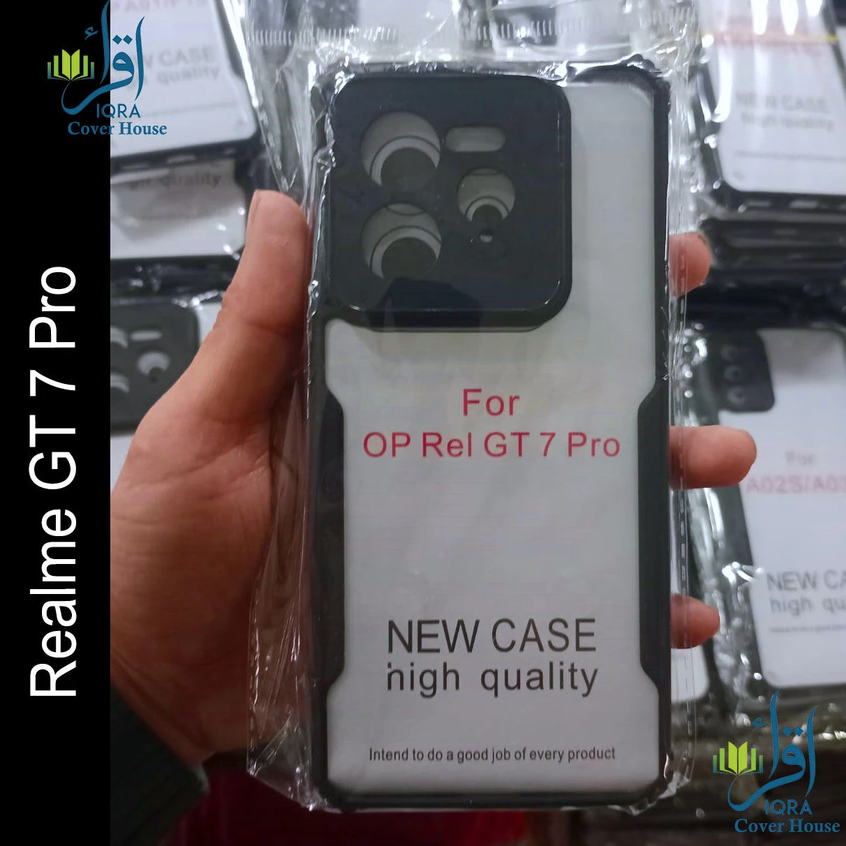 Xundd Back Cover for Oppo Realme GT 7 Pro Transparent Hybrid Hard PC Back Bumper
