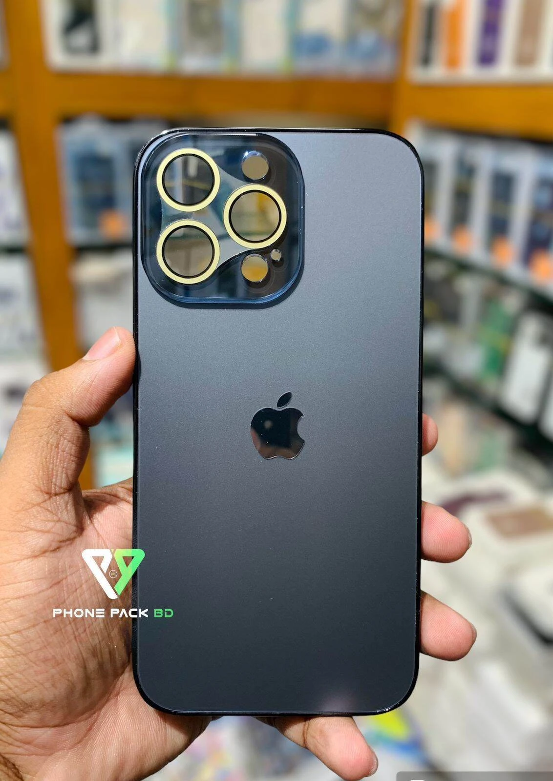 Premium AG Glass Case With Apple Logo Case for Iphone 15 pro max | Iphone 15 pro Max