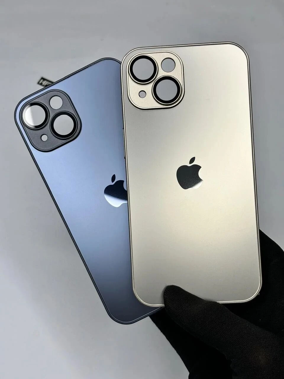 AG Glass Case With Apple Logo Case for Iphone 15+ | Iphone 15 Plus