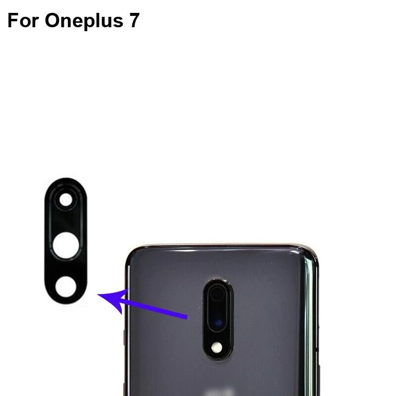 For OnePlus 7 camera main glass lens Rear Facing Camera Glass Lens Replacement