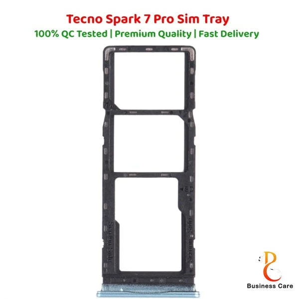 Tecno spark 7 pro এর জন্য s. im কার্ড হোল্ডার ট্রে-কালো-সাদা-নীল-সবুজ