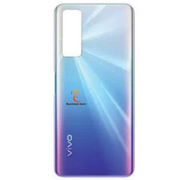 Vivo y53s এর জন্য ব্যাক প্যানেল কভার-নীল-কালো