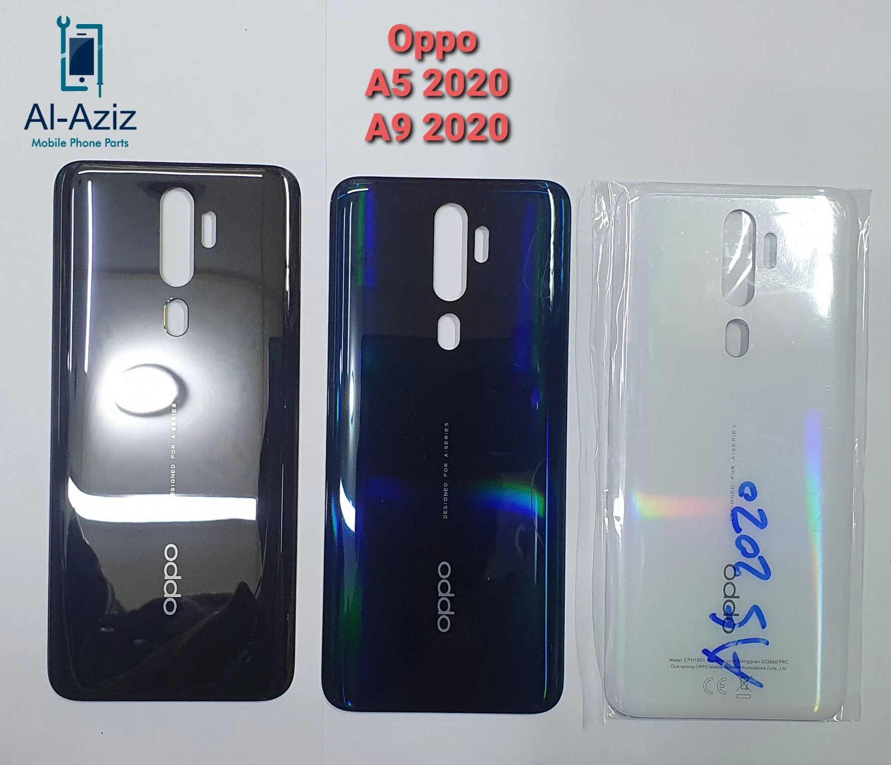 Backsheel for Oppo A5 2020 / A9 2020 Replacement Back Battery Cover For Oppo A5 2020 / A9 2020 Back Rear Glass Case