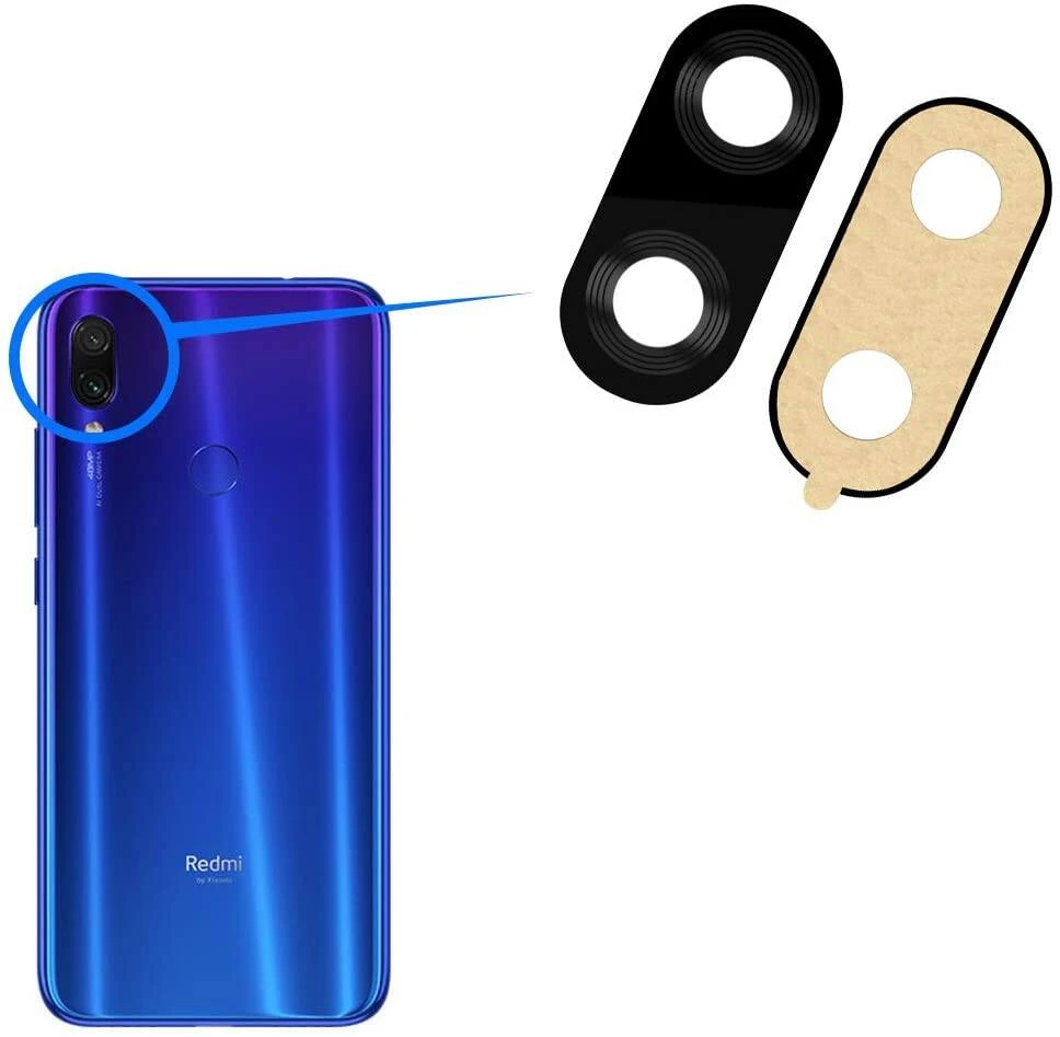 For Xiaomi Redmi Note 7 camera main glass Rear Facing Camera Glass Lens Replacement