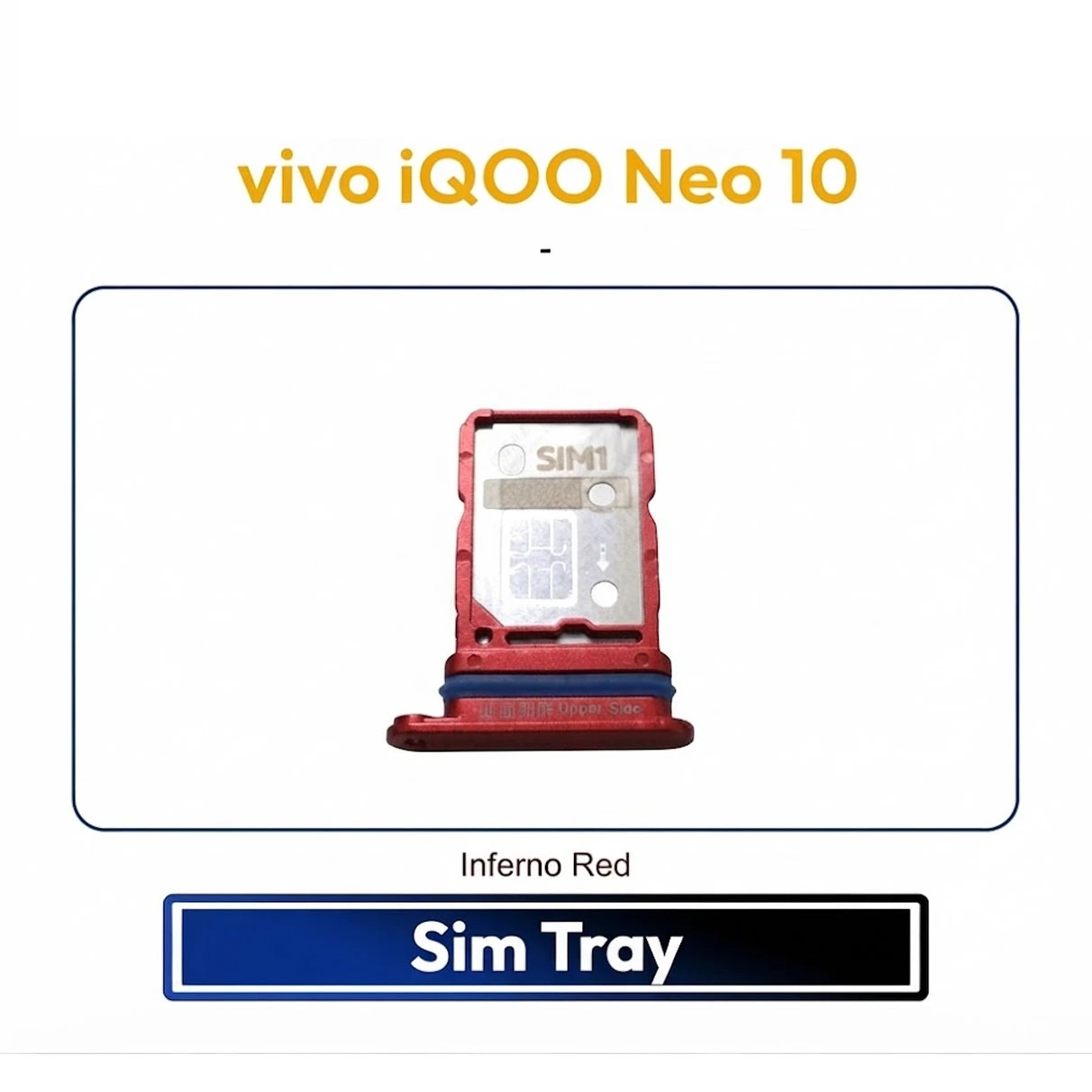 vivo iQOO Neo 10 Sim Tray / Sim Slot /SD Card Tray /Holder Card compatible Replacement Parts |