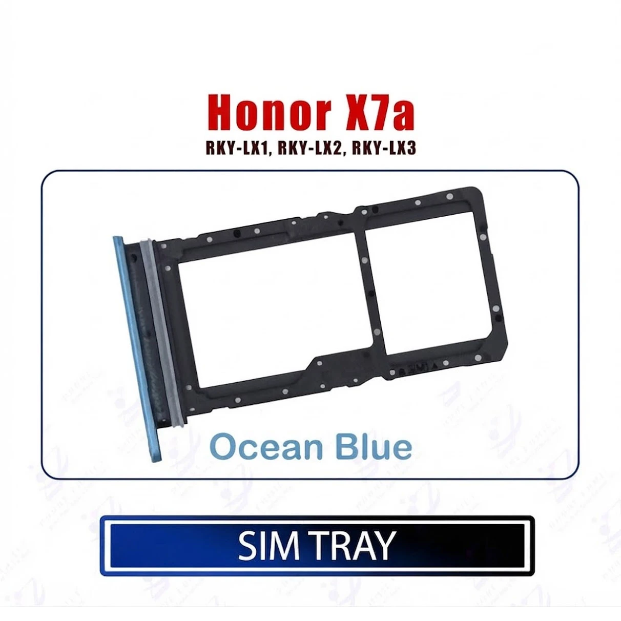 Honor X7a Sim Tray / Sim Slot /SD Card Tray /Holder Card compatible Replacement Parts