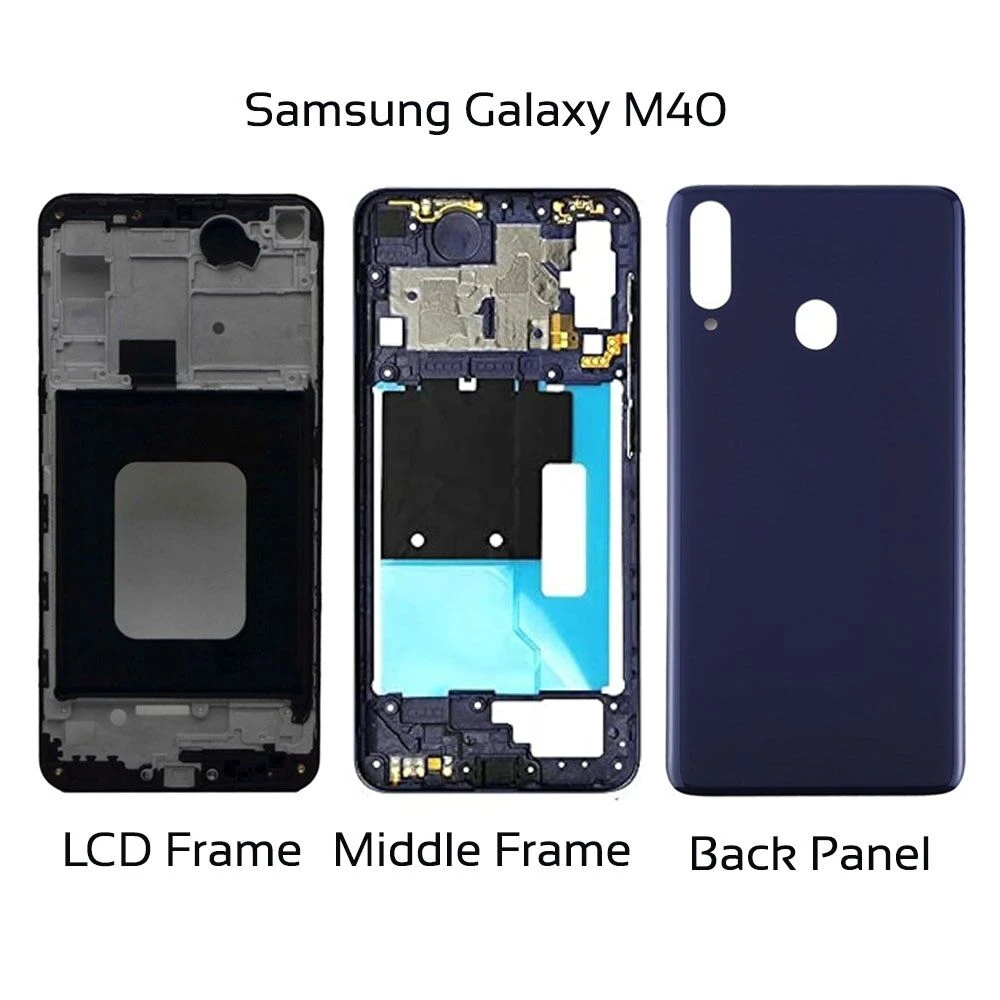 samsng galxy m40 Full Body Housing / Middle Frame Chassis with Back Panel