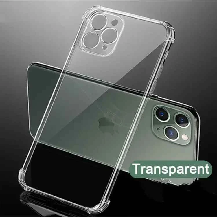 For Apple Iphone 11 Pro And 11 Pro Max Shockproof TPU Bumper Clear Soft Silicone Acrylic Mobile Phone Case [ Pani Cover ] Back Cover
