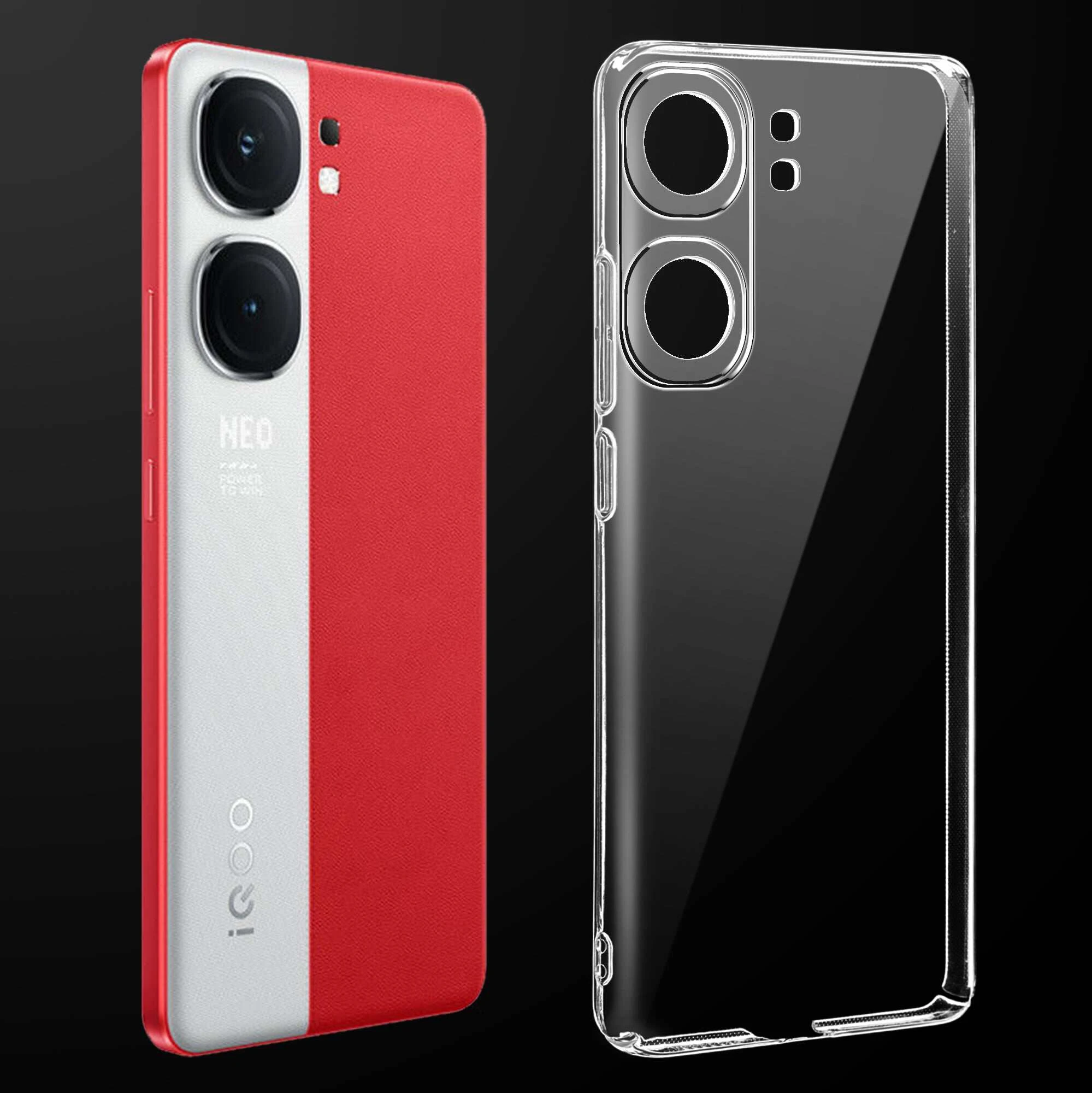 Anti Yellow Clear Back Cover Case IQOO 9 PRO (TPU case | Raised Edges for Full Camera Protection | Anti-yellow Clear)