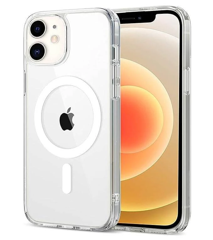 Anti Yellow Clear Back Cover Case iPhone 12 / 12 PRO (TPU case | Raised Edges for Full Camera Protection | Anti-yellow Clear)