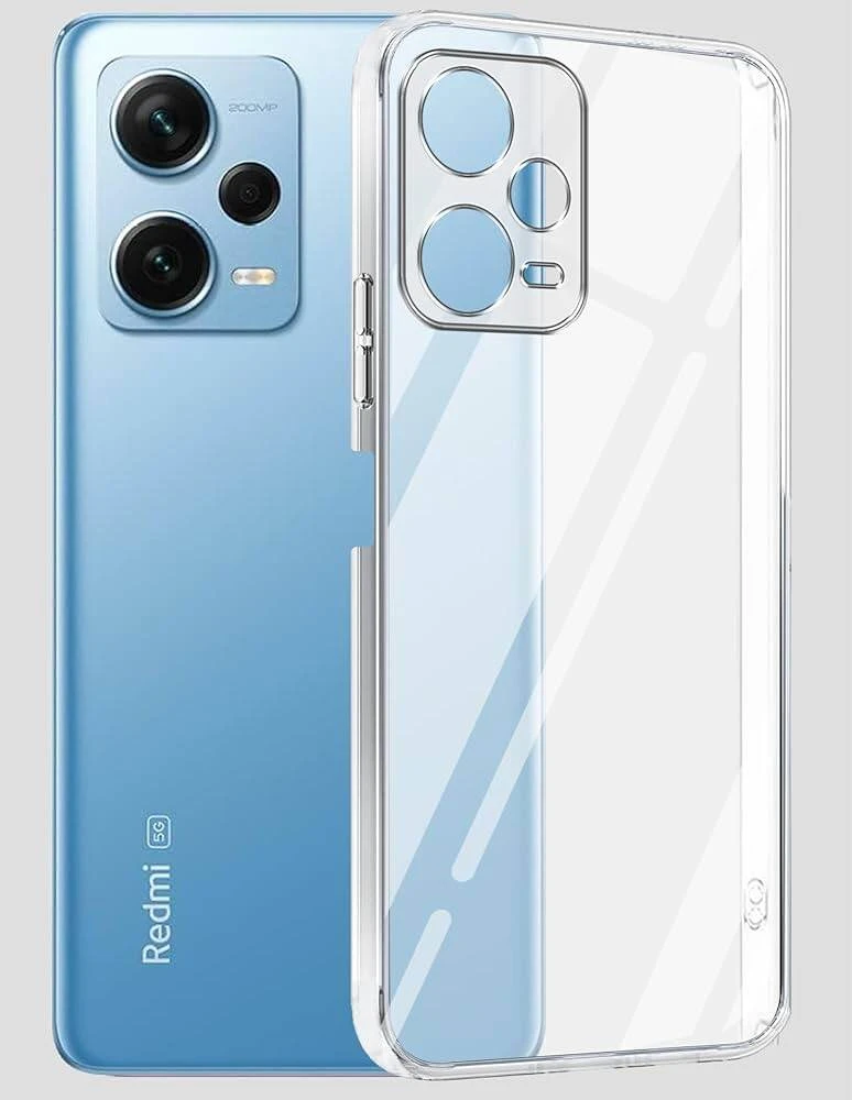 Anti Yellow Clear Back Cover Case REDMI NOTE 12 PRO 5G (TPU case | Raised Edges for Full Camera Protection | Anti-yellow Clear)