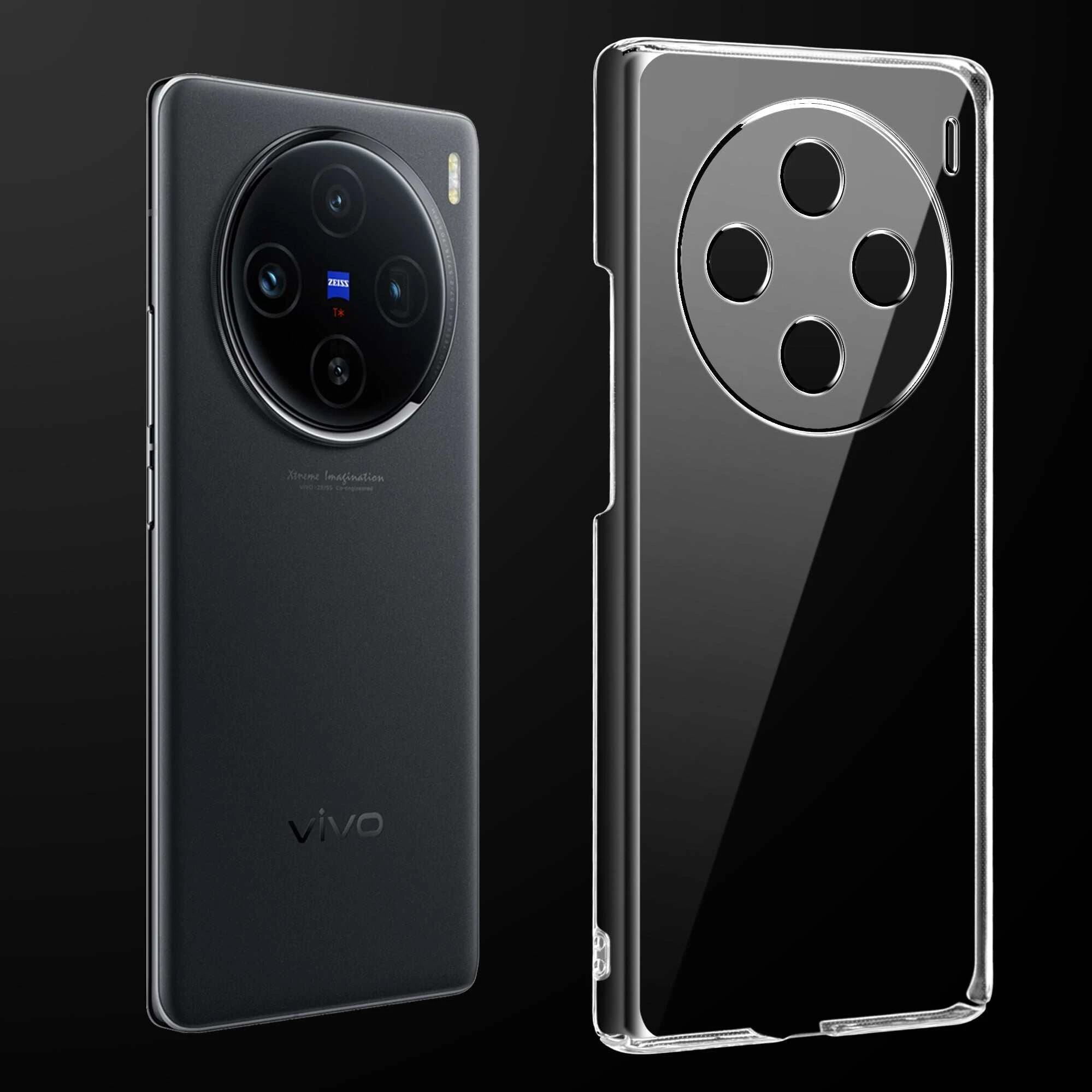 Anti Yellow Clear Back Cover Case Vivo X100 (TPU case | Raised Edges for Full Camera Protection | Anti-yellow Clear)