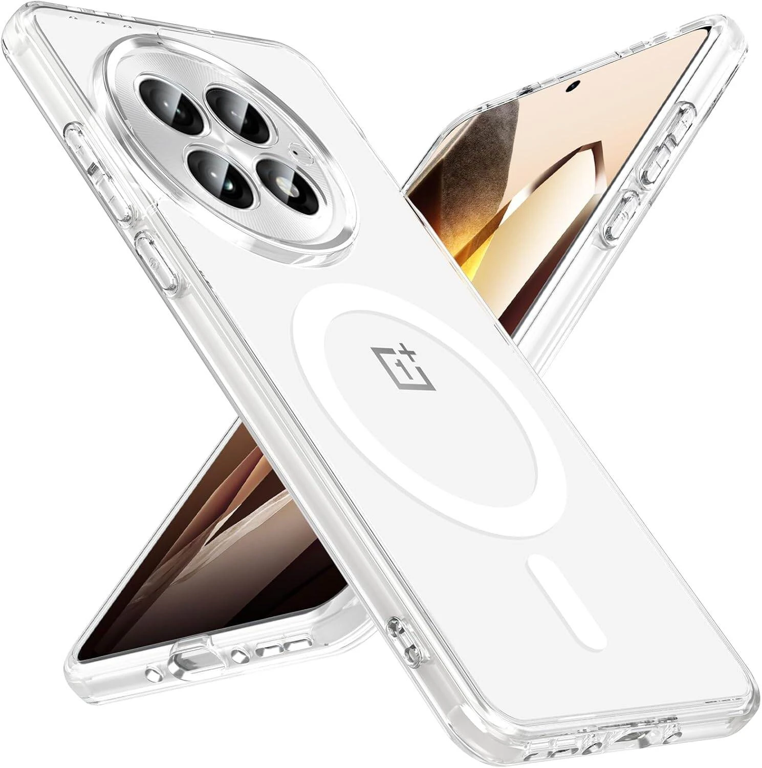 Anti Yellow Clear Back Cover Case OnePlus 13R (TPU case | Raised Edges for Full Camera Protection | Anti-yellow Clear)
