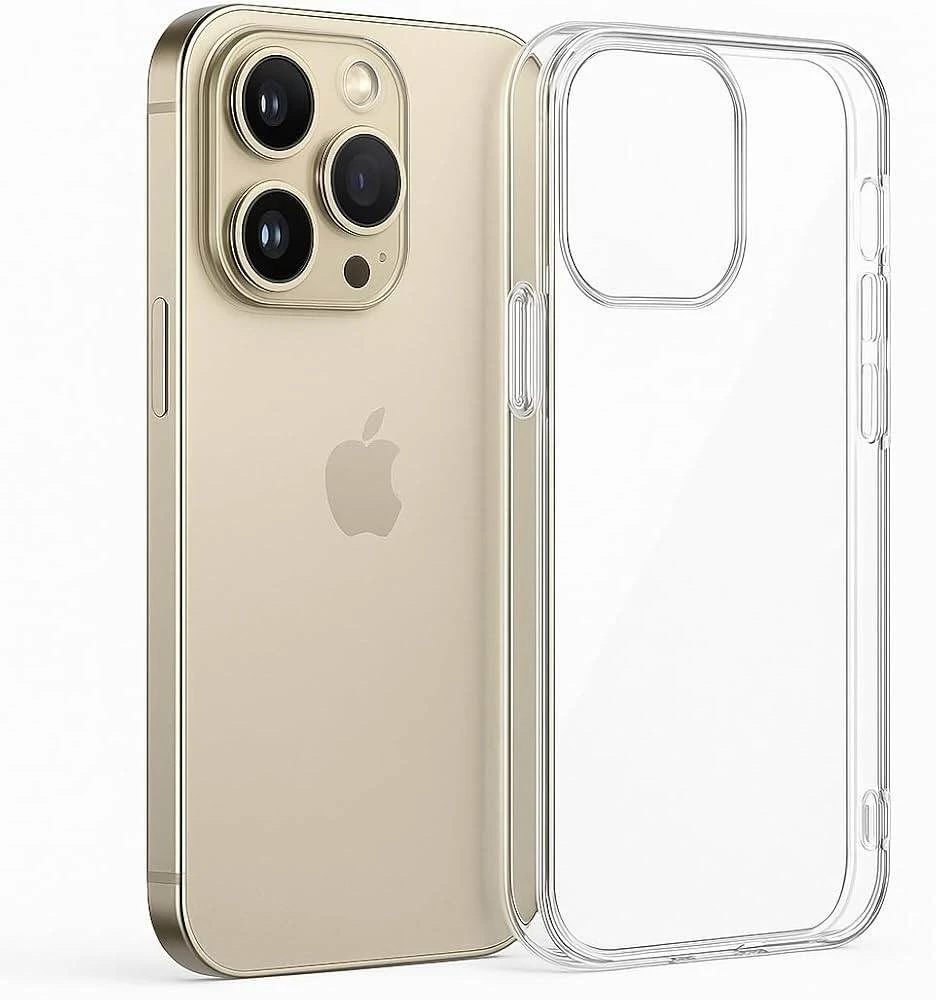 Anti Yellow Clear Back Cover Case iPhone 12/12 PRO (TPU case | Raised Edges for Full Camera Protection | Anti-yellow Clear)
