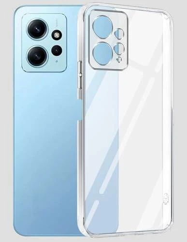 Anti Yellow Clear Back Cover Case REDMI NOTE 12 4G (TPU case | Raised Edges for Full Camera Protection | Anti-yellow Clear)