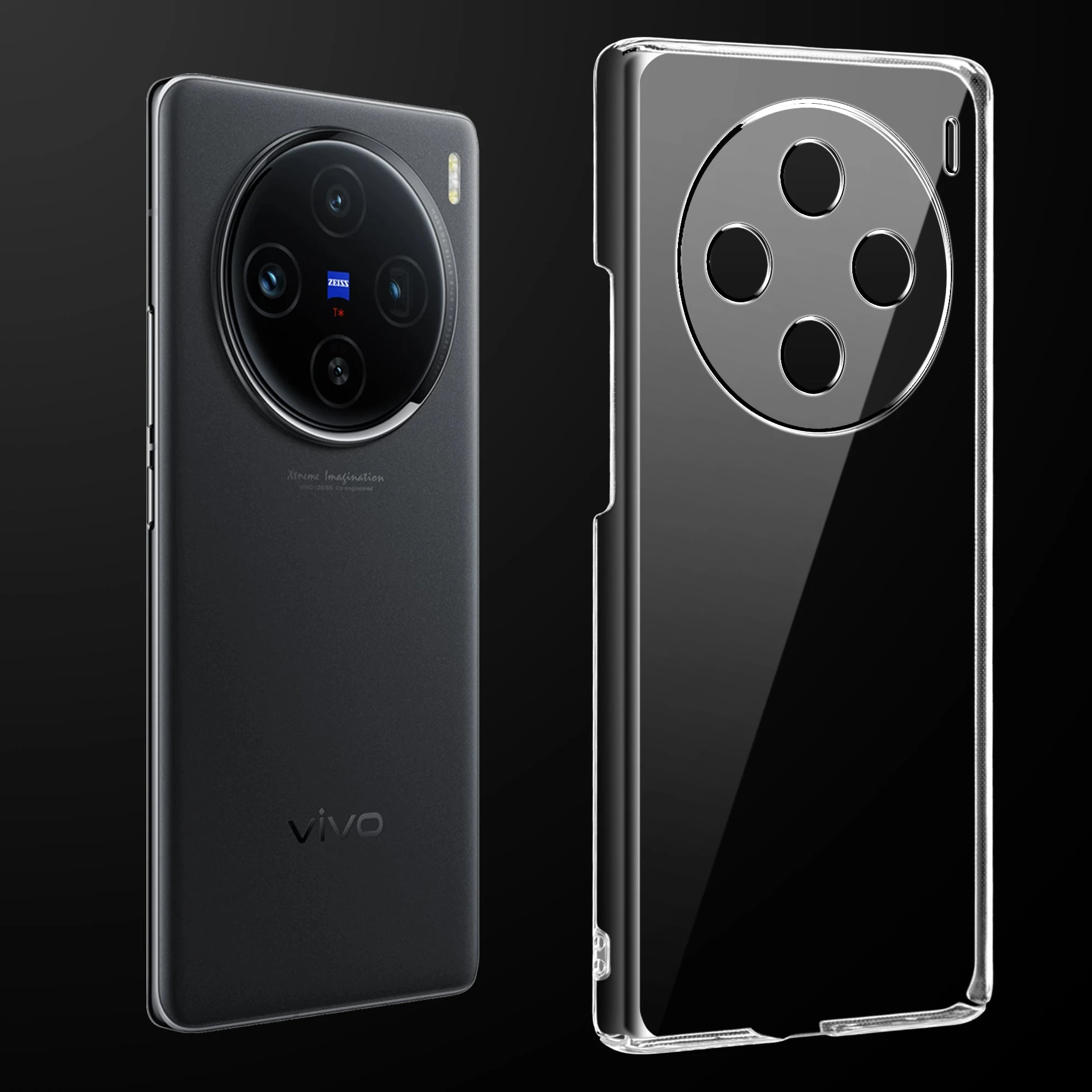 Anti Yellow Clear Back Cover Case Vivo X100 ULTRA (TPU case | Raised Edges for Full Camera Protection | Anti-yellow Clear)