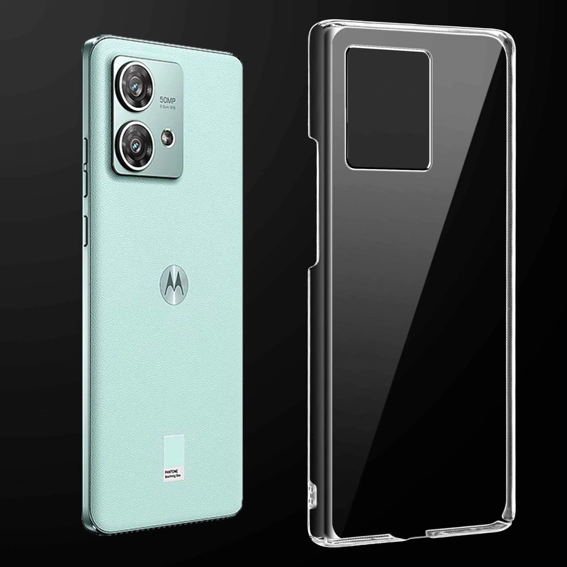 Anti Yellow Clear Back Cover Case Motorola EDGE 40 NEO (TPU case | Raised Edges for Full Camera Protection | Anti-yellow Clear)