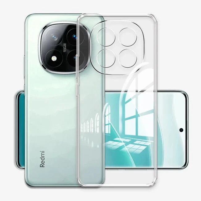 Anti Yellow Clear Back Cover Case REDMI NOTE 14 PRO PLUS (TPU case | Raised Edges for Full Camera Protection | Anti-yellow Clear)