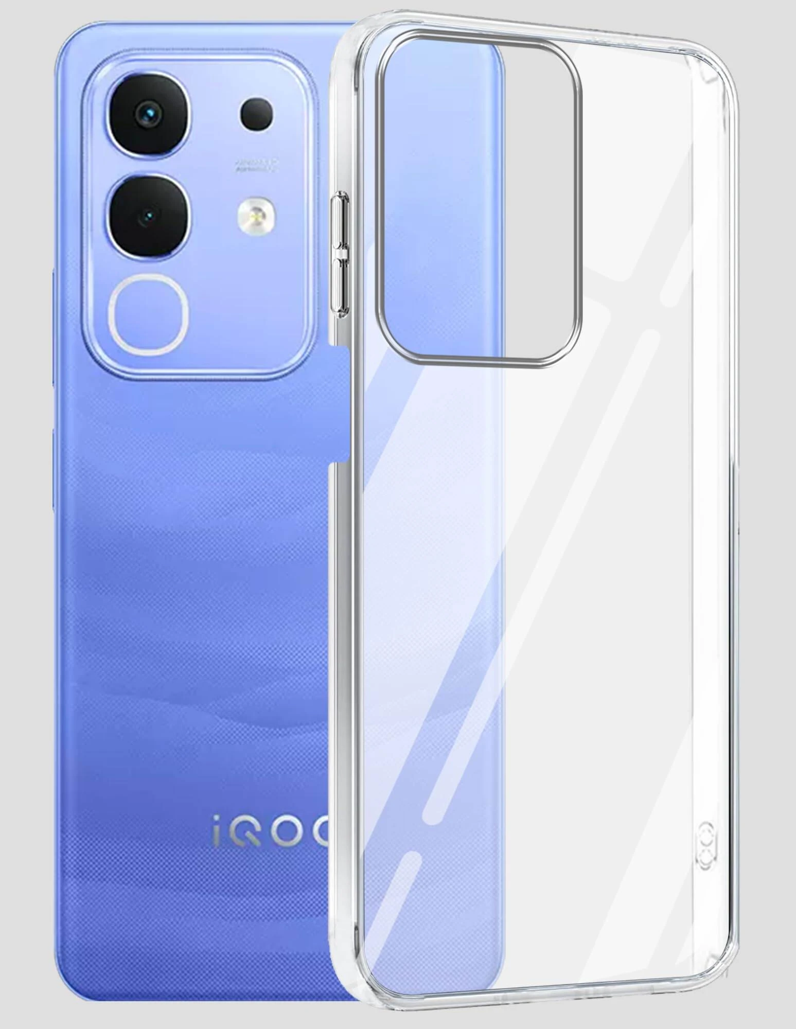 Anti Yellow Clear Back Cover Case IQOO Z10X (TPU case | Raised Edges for Full Camera Protection | Anti-yellow Clear)