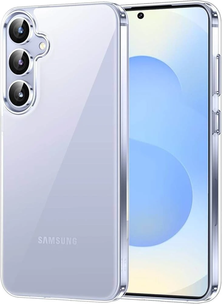 Anti Yellow Clear Back Cover Case Samsung S25 PLUS (TPU case | Raised Edges for Full Camera Protection | Anti-yellow Clear)