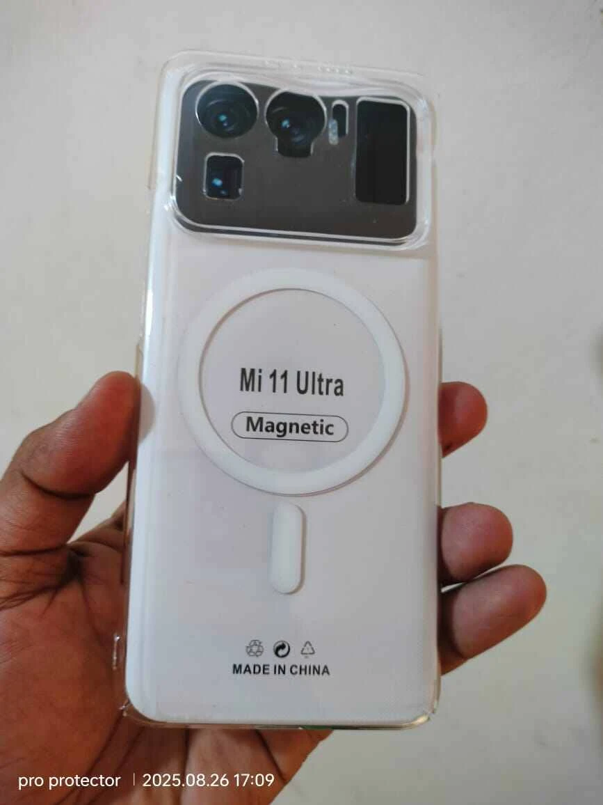 Anti Yellow Clear Back Cover Case MI 11 ULTRA (TPU case | Raised Edges for Full Camera Protection | Anti-yellow Clear)