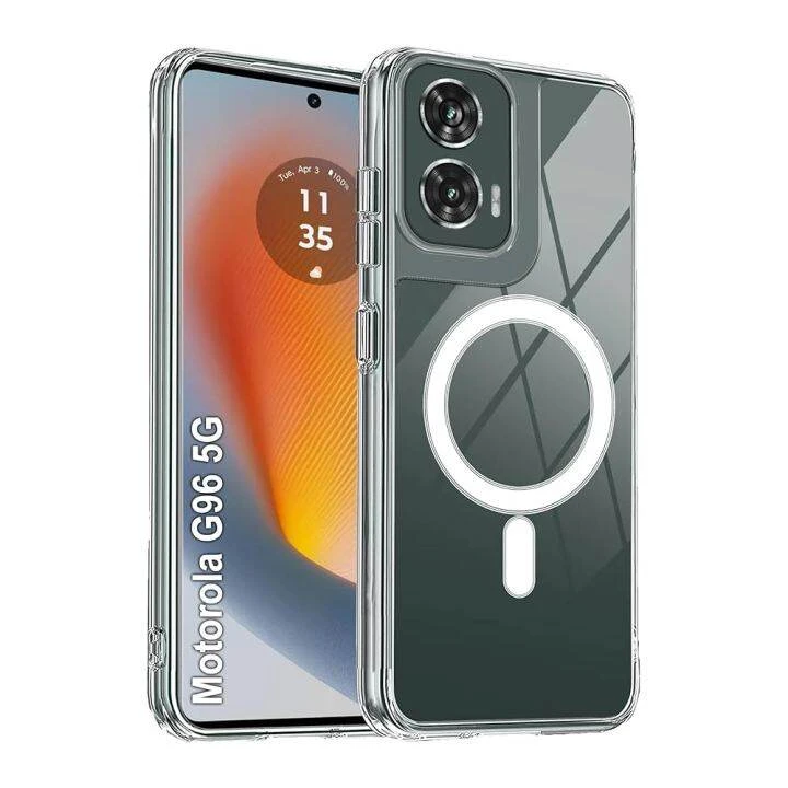 Anti Yellow Clear Back Cover Case Motorola G85 (TPU case | Raised Edges for Full Camera Protection | Anti-yellow Clear)