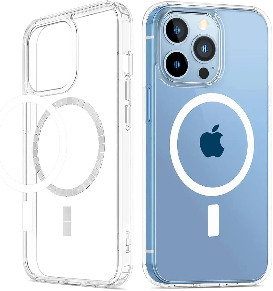 Anti Yellow Clear Back Cover Case iPhone 13 PRO MAX (TPU case | Raised Edges for Full Camera Protection | Anti-yellow Clear)