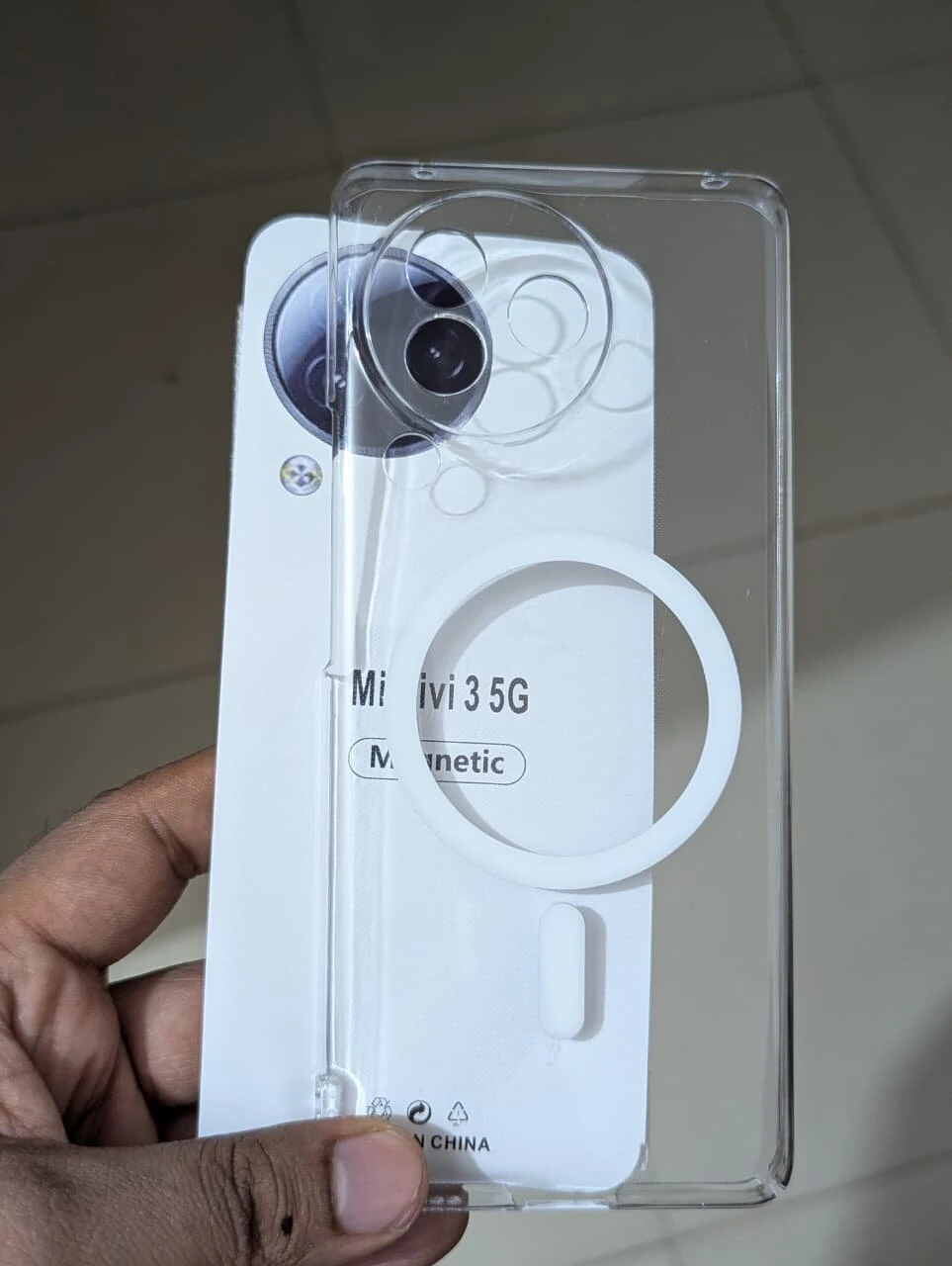 Anti Yellow Clear Back Cover Case MI CIVI 3 (TPU case | Raised Edges for Full Camera Protection | Anti-yellow Clear)