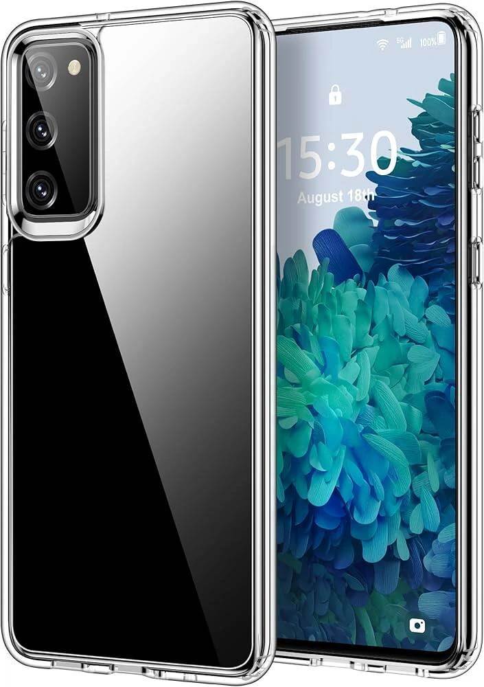 Anti Yellow Clear Back Cover Case Samsung S20 (TPU case | Raised Edges for Full Camera Protection | Anti-yellow Clear)