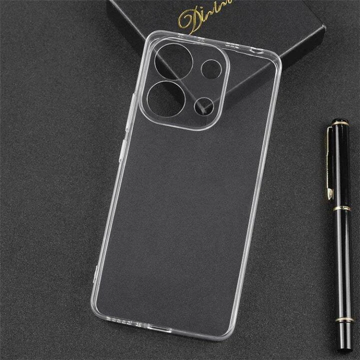 Anti Yellow Clear Back Cover Case REDMI NOTE 13 4G (TPU case | Raised Edges for Full Camera Protection | Anti-yellow Clear)