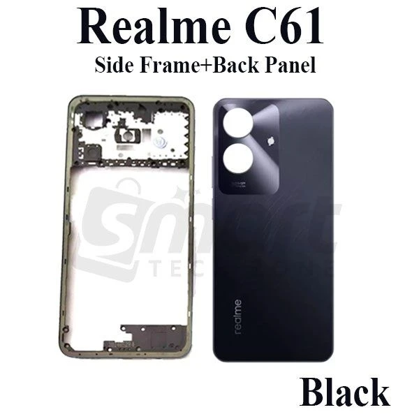 realme c61 (Backshell) Back Panel with Side Frame Housing