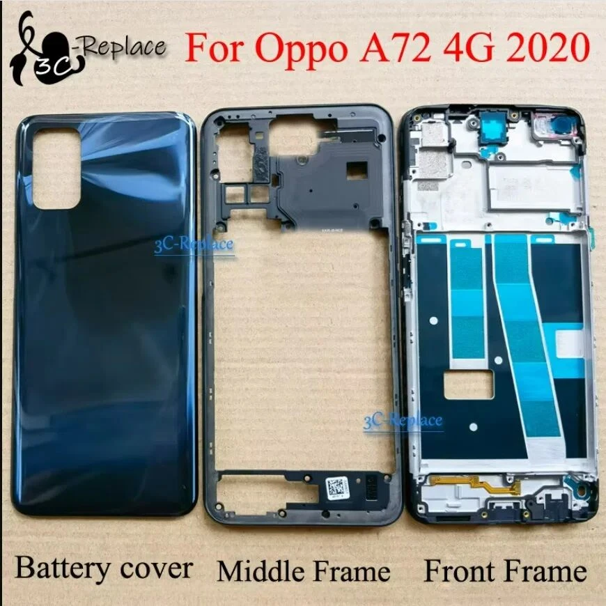 oppo a72 4g Full Body Housing / Middle Frame Chassis with Back Panel