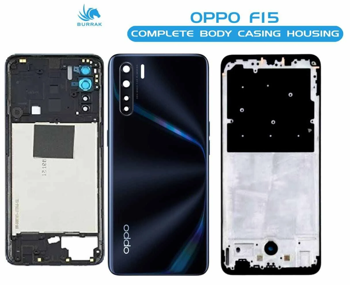 oppo f15 Full Body Housing / Middle Frame Chassis with Back Panel