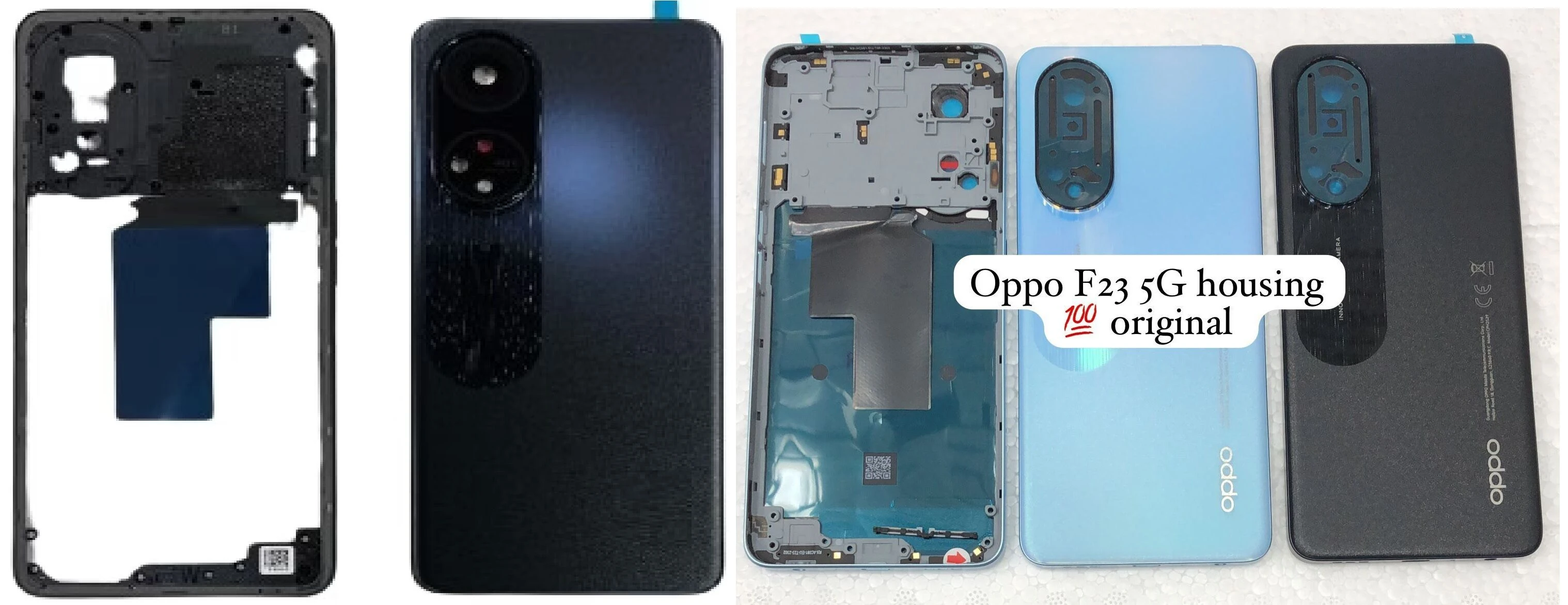 oppo f23 Full Body Housing / Middle Frame Chassis with Back Panel
