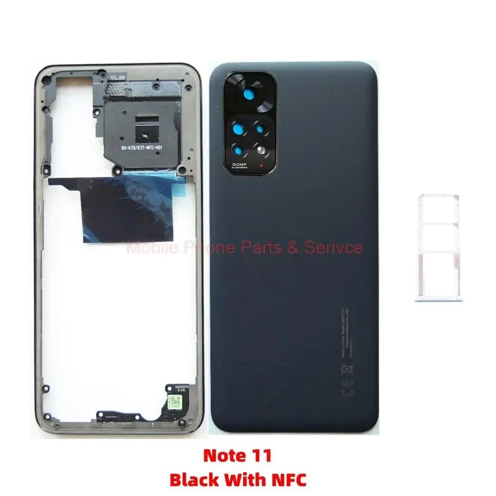 redmi note 11 (Backshell) Back Panel with Side Frame Housing