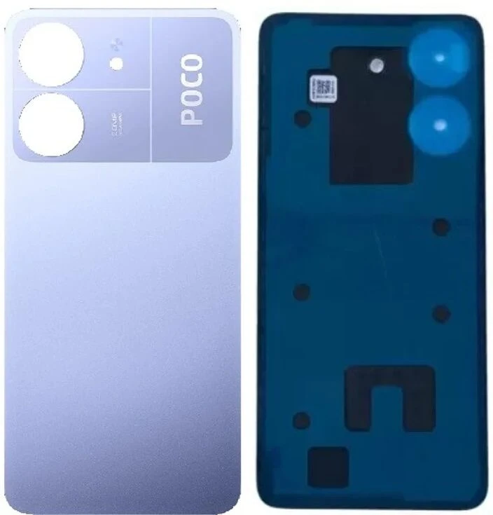 Back Part and Back Shell for poco c65 with Battery Door – Perfect for Replacement and Repair Use