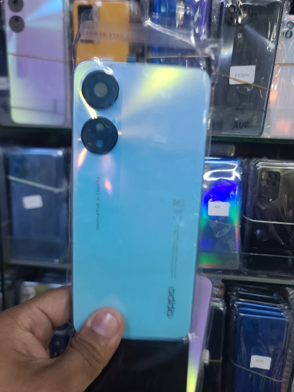 Replacement Backshell Panel for Oppo A58 Battery Back Door Back panel